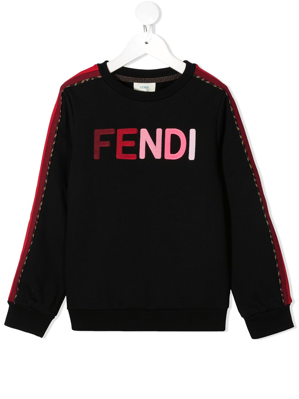 Raised-logo sweatshirt - Black