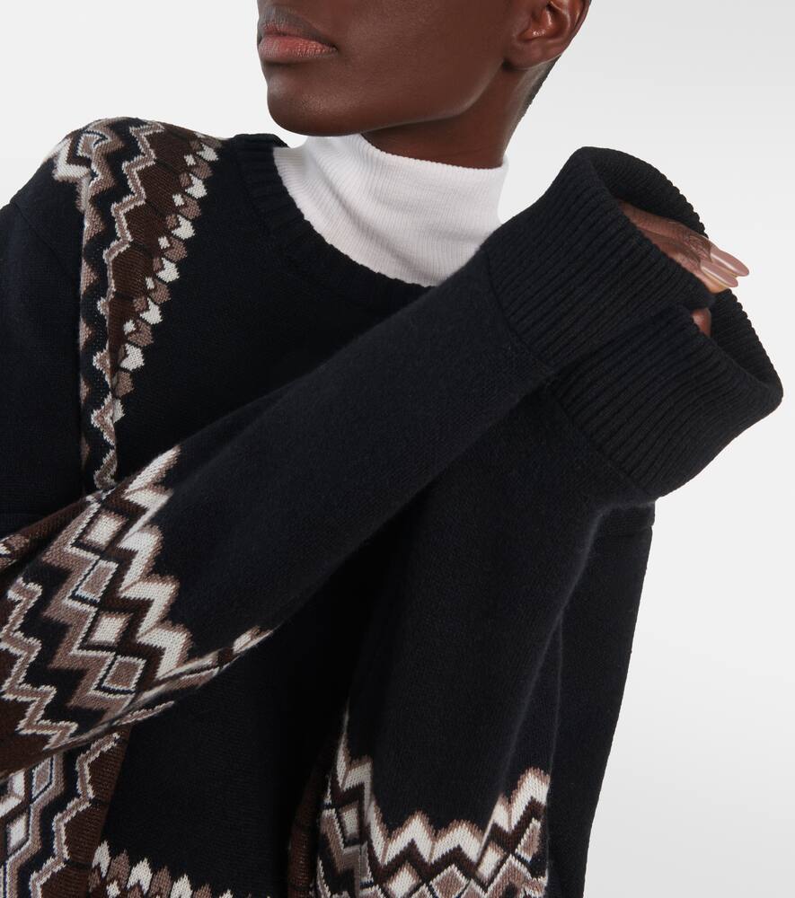 Chloé Wool-blend jacquard sweater