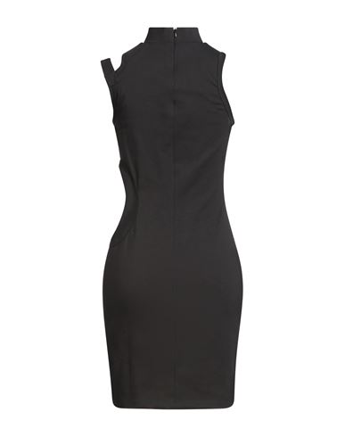 Woman Mini dress Black Size 6 Cotton, Elastane