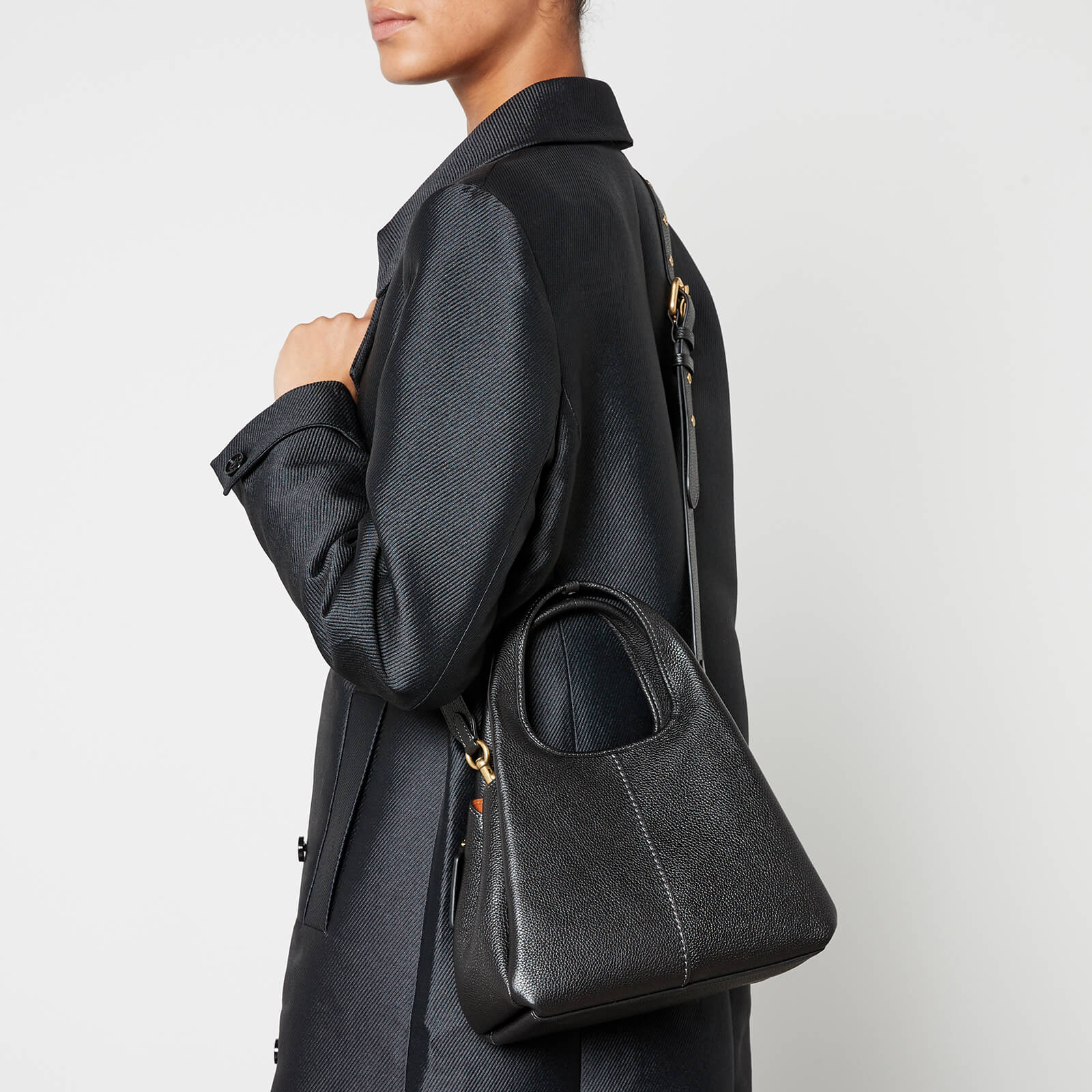 Coach Lana 23 Polished Pebbled Leather Shoulder Bag