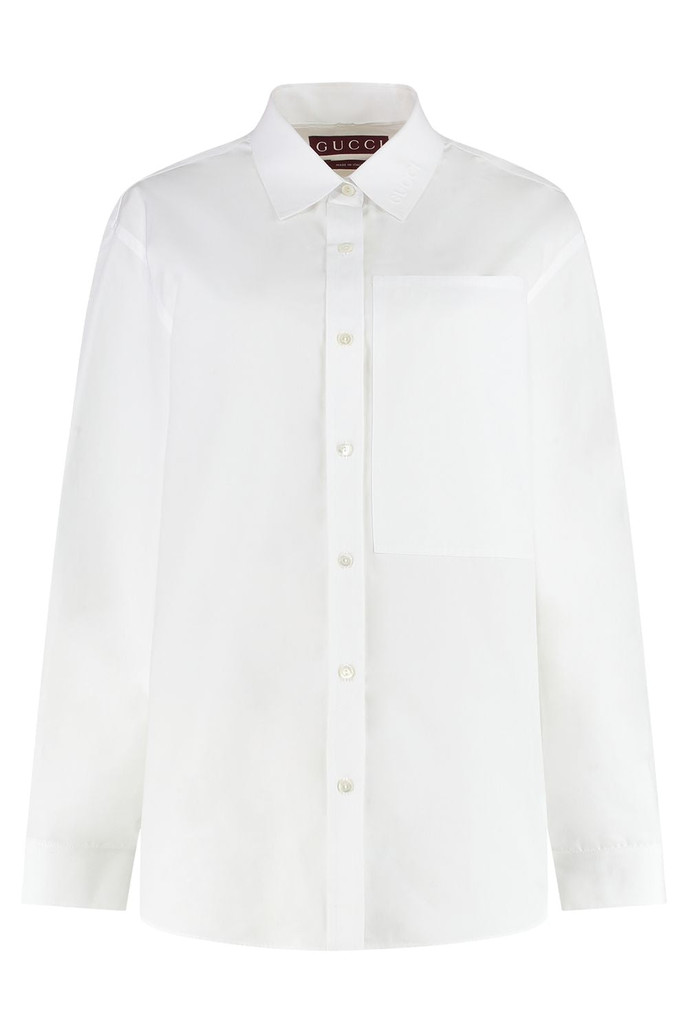 Poplin Shirt with Logo