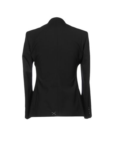 Man Blazer Black Size 36 Virgin Wool, Elastane