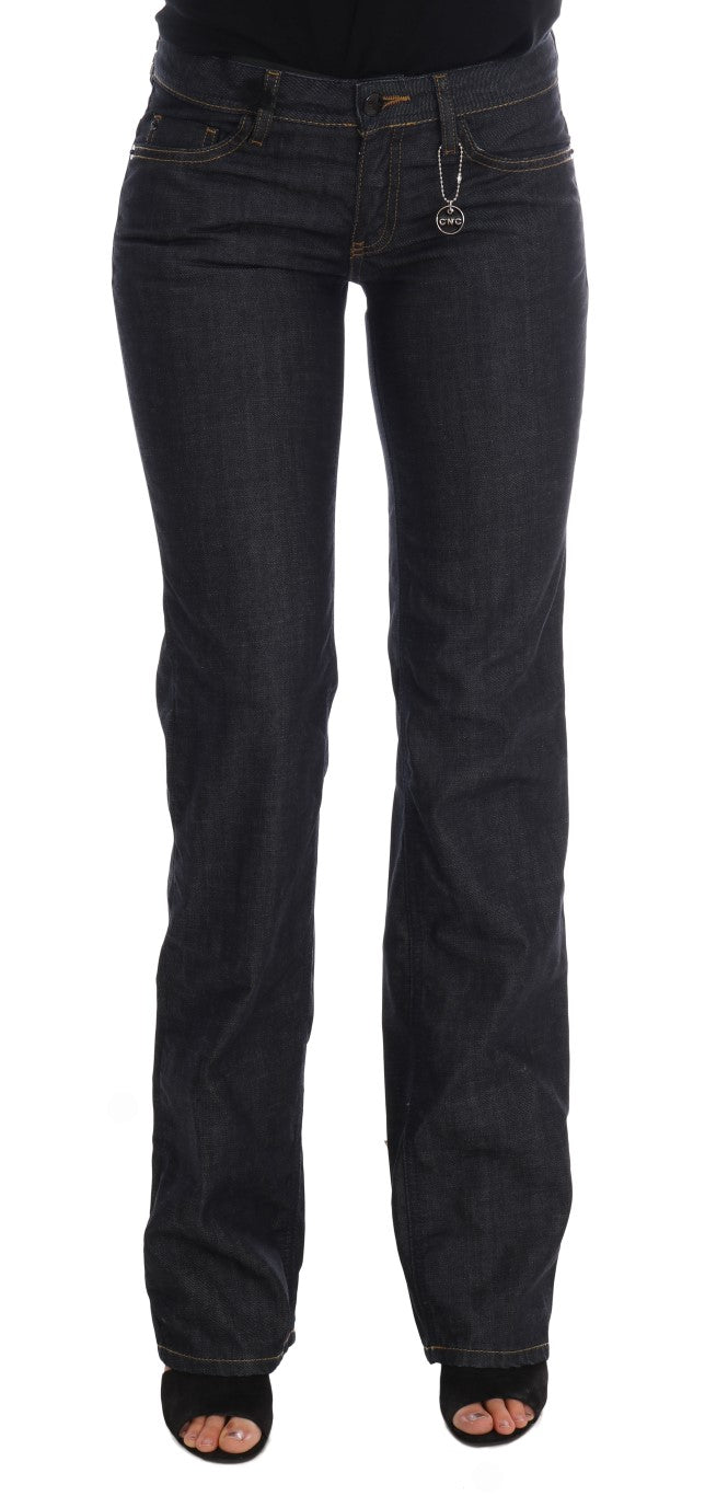 Cotton Classic Fit Jeans — Navy