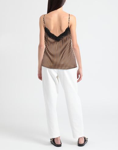 Woman Top Camel Size 10 Viscose, Elastane, Polyester