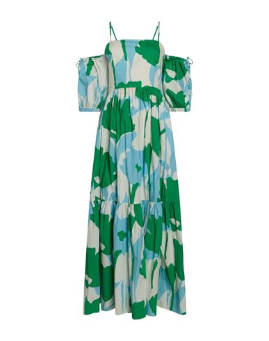Woman Maxi dress Green Size 6 Cotton