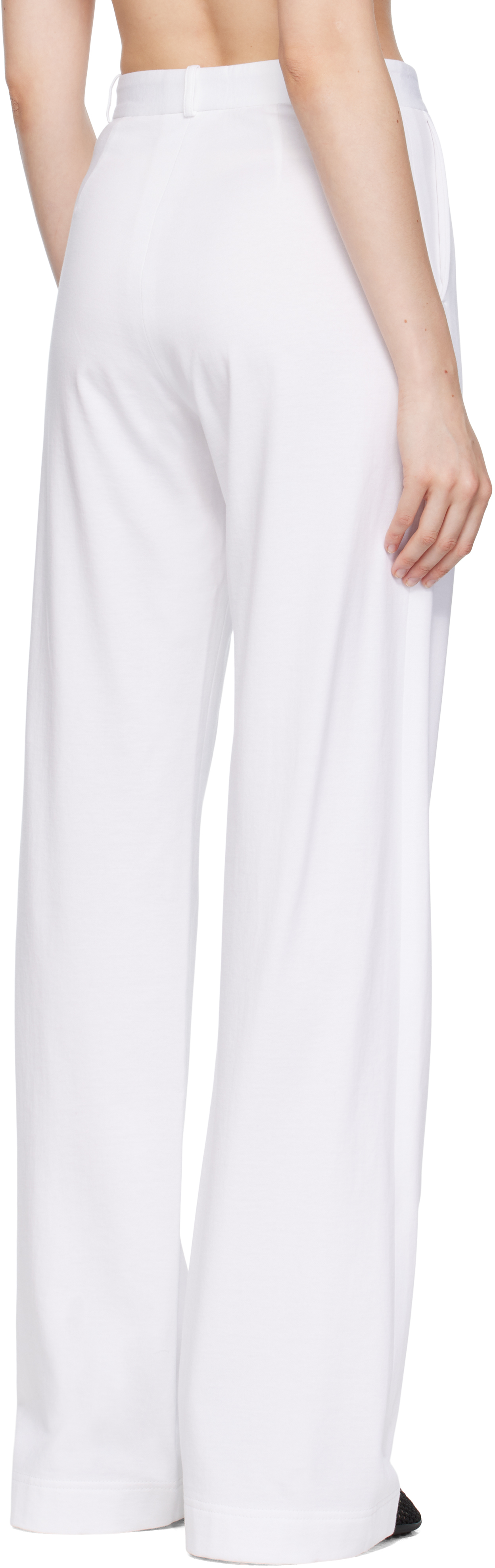 White Classic Trousers