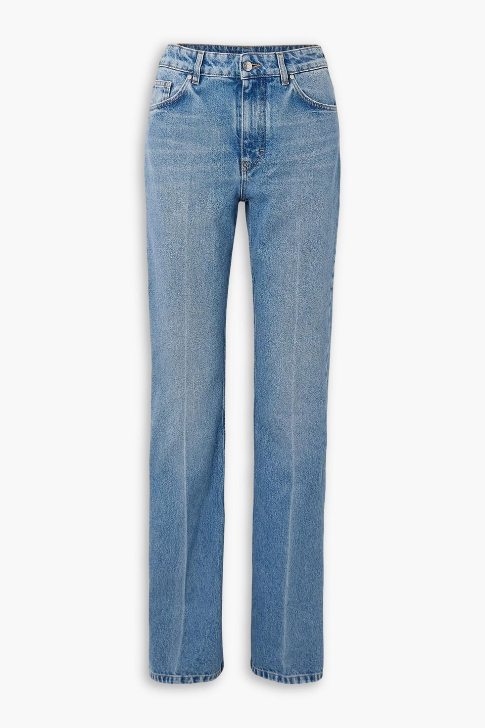 High-rise straight-leg jeans - Blue - 30