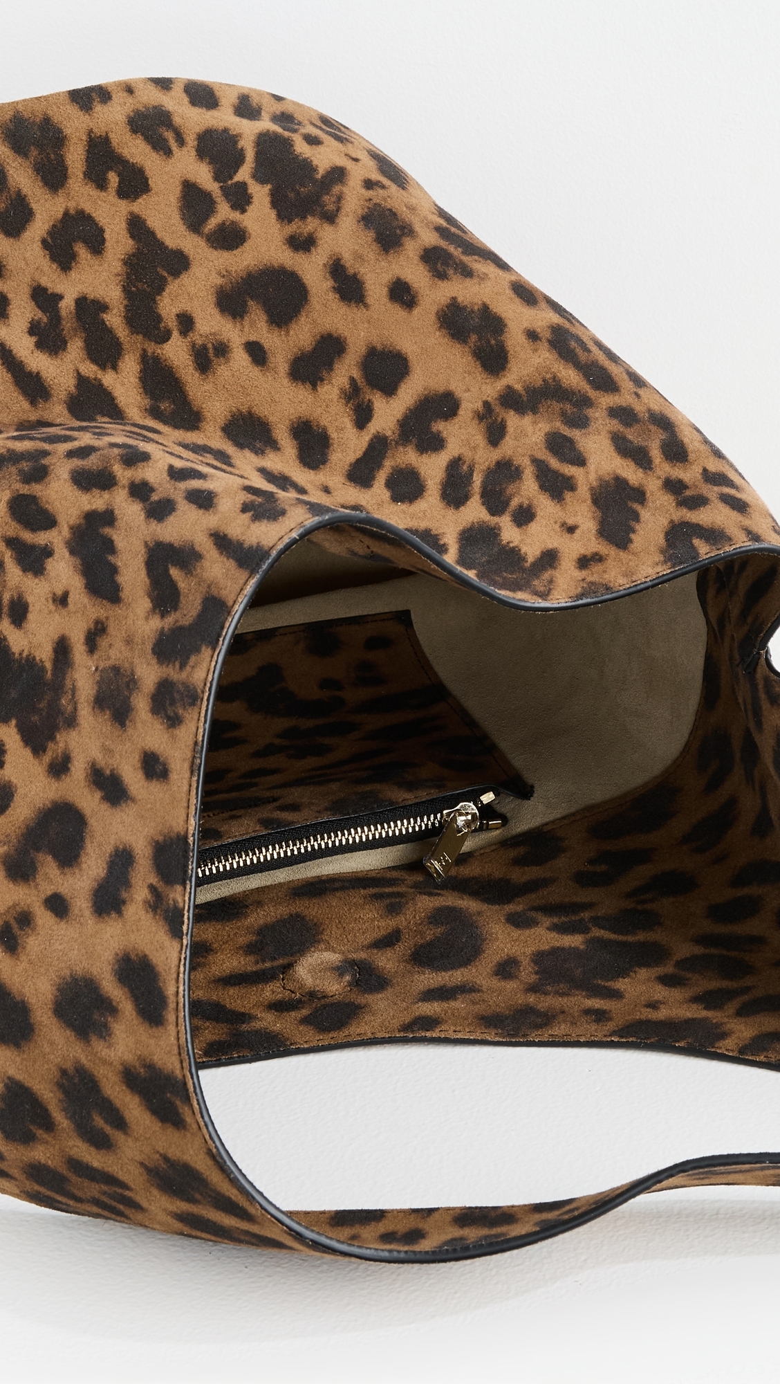 Reformation Medium Silvana Bag LEOPARD SUEDE One Size