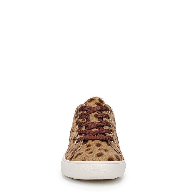 Morrison Sneaker Shoes, Spotted Leopard Print Fur Leather