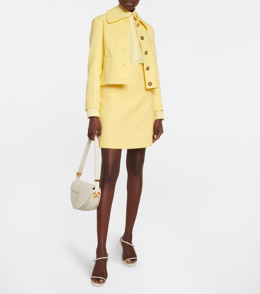 Tweed miniskirt