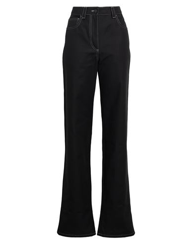 Woman Pants Black Size L Cotton