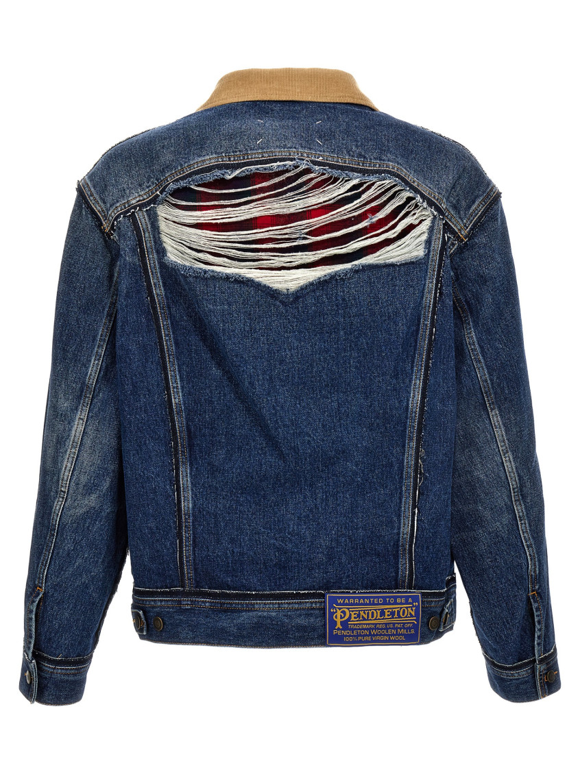 Denim Jacket With A Vintage Effect