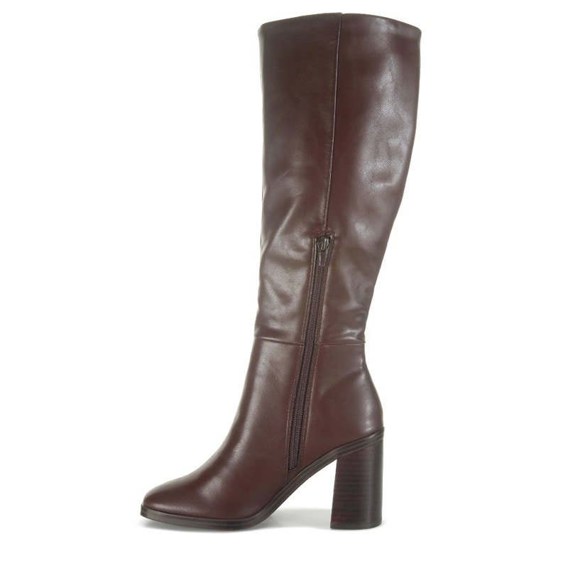 Women's Flapper Knee High Boots (Dark Brown)