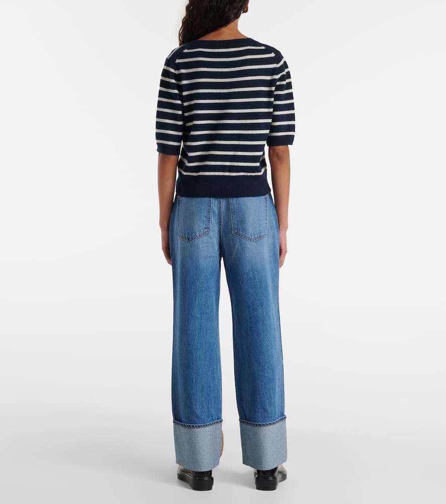 Shana striped cashmere sweater