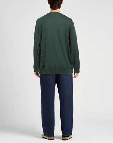 Man Sweater Dark green Size XXL Virgin Wool
