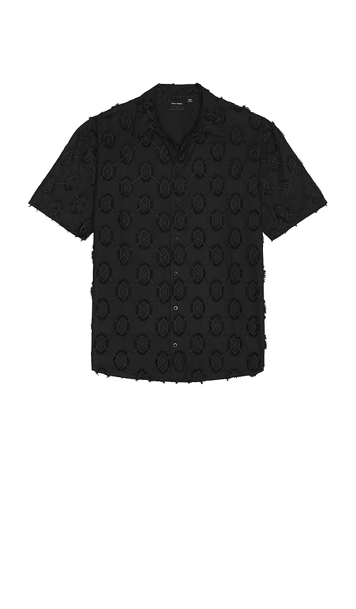 Daily Paper Trophy Shield Shirt in Black. - S also in
