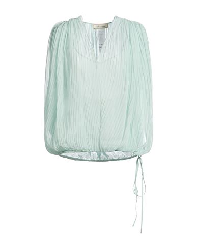 Woman Top Sky blue Size 4 Silk
