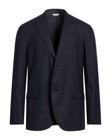 Man Blazer Navy Size 38 Virgin Wool