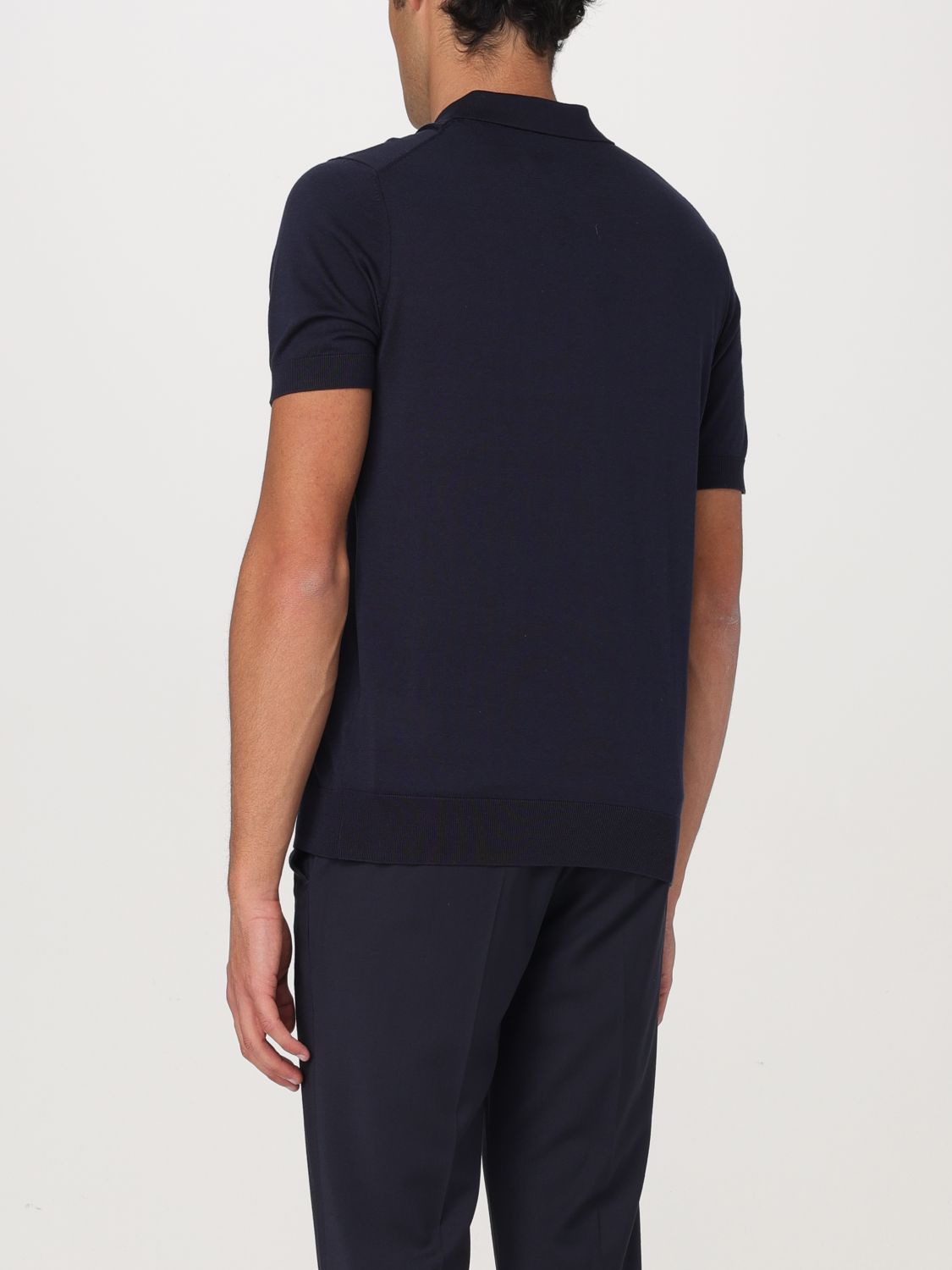 Polo Shirt Men color Blue