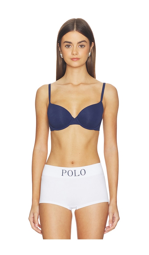 Polo Ralph Lauren Intimates T- Shirt Bra in Navy. - 34B also in 32D, 34C, 34D, 36B, 36C, 36D