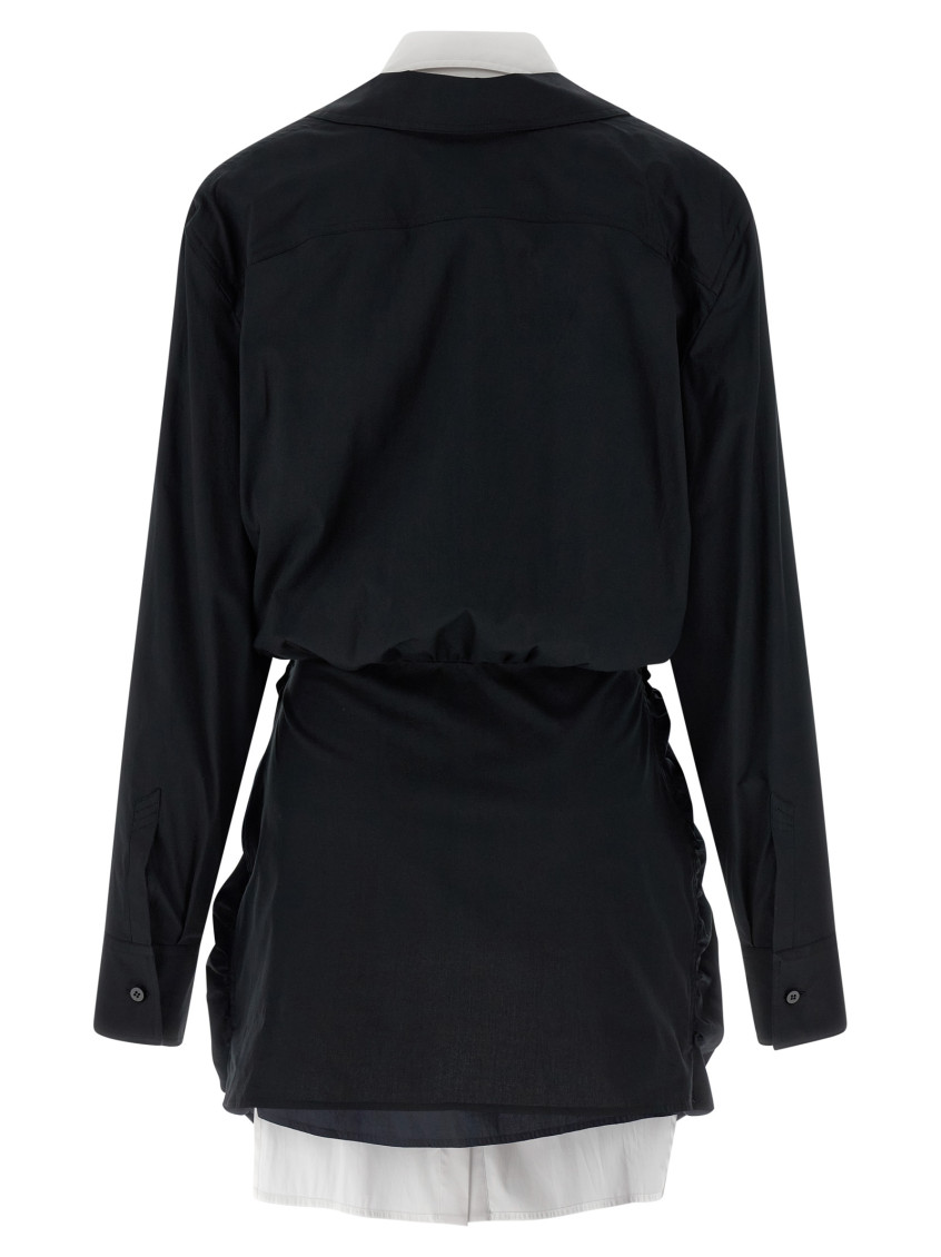 Double Layer Shirt Dress