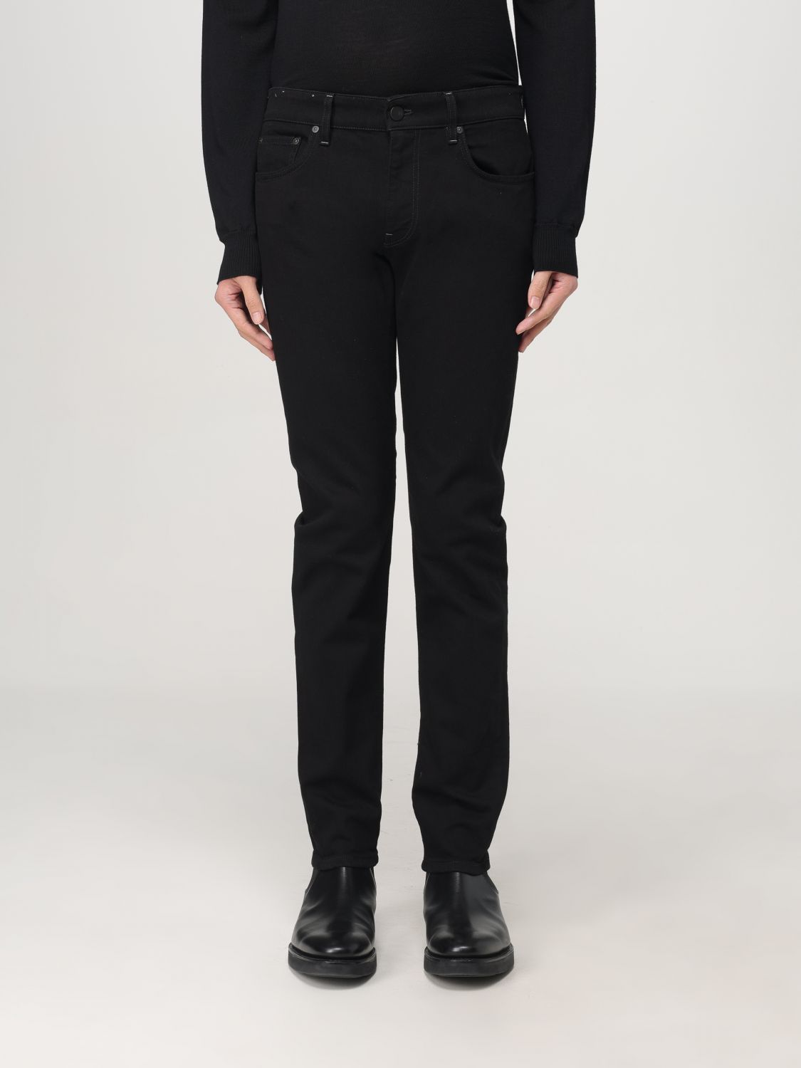 Swing low-rise slim-fit jeans - Black