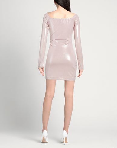Woman Mini dress Light pink Size 6 Polyester, Elastane