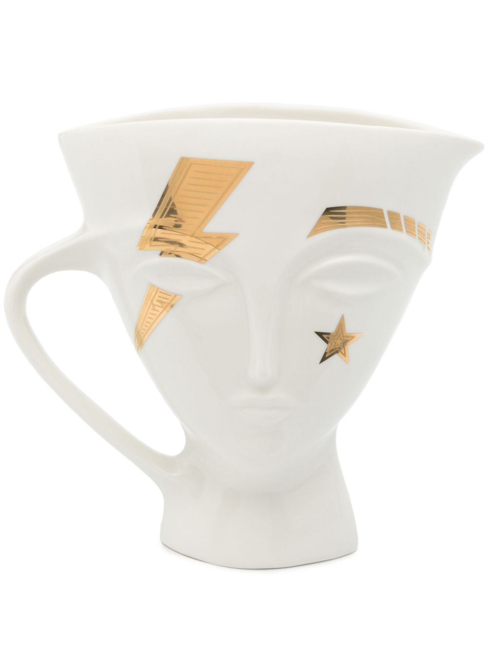 Giuliette gilded pitcher - White