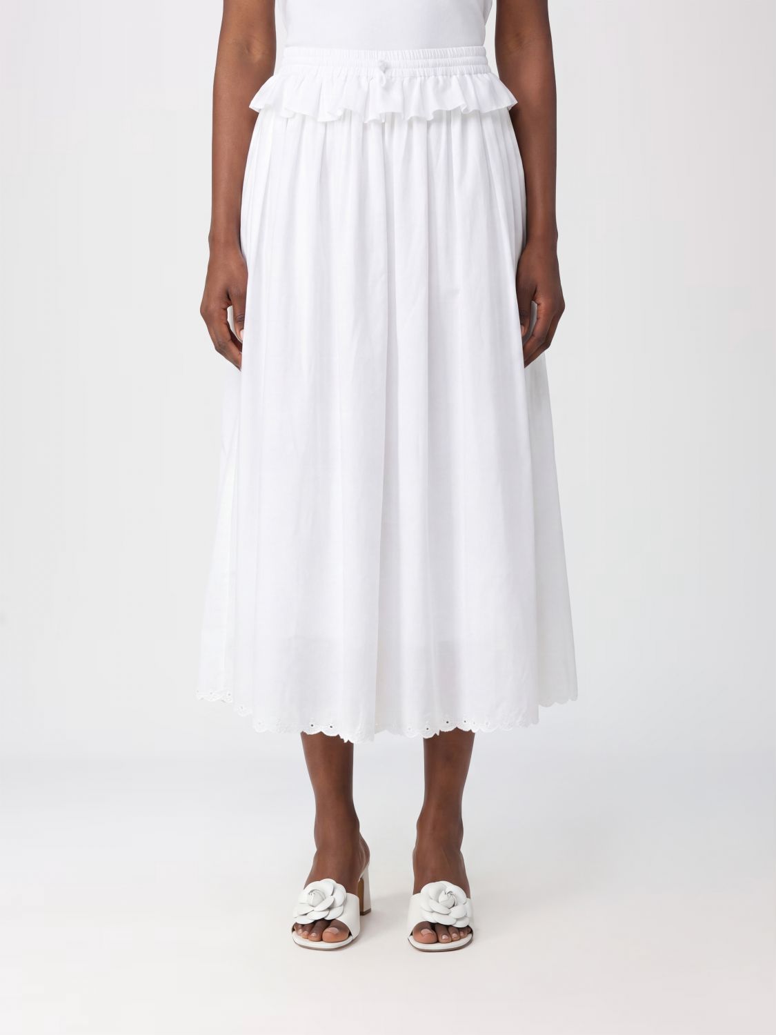 Skirt Woman color White