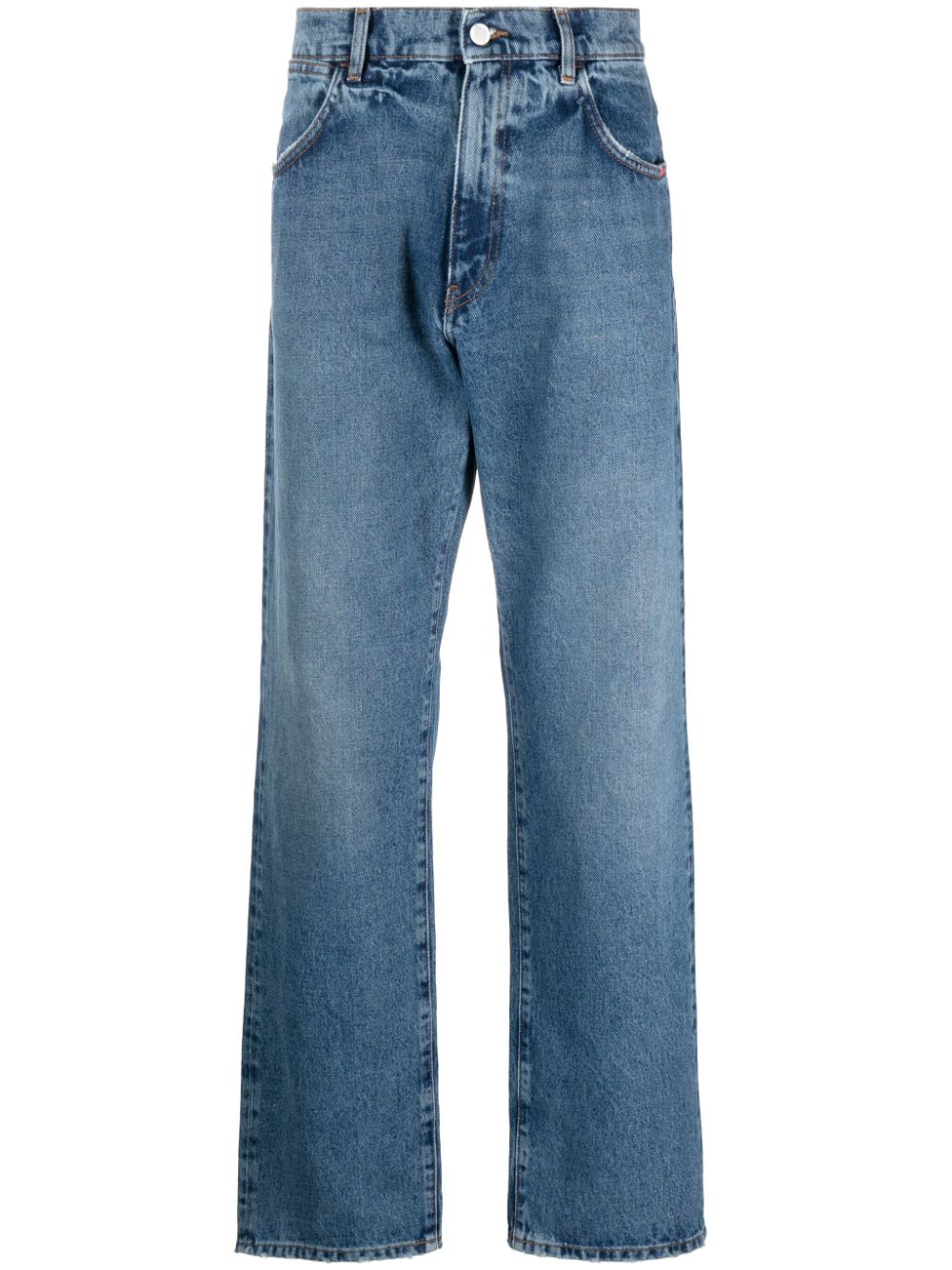 Mid-rise loose-fit jeans - Blue