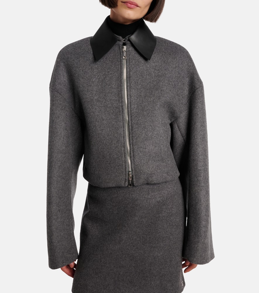 Vacuo cropped virgin wool jacket