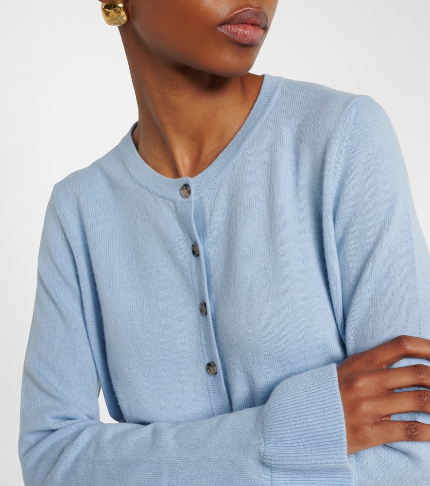 Cotton and cashmere cardigan