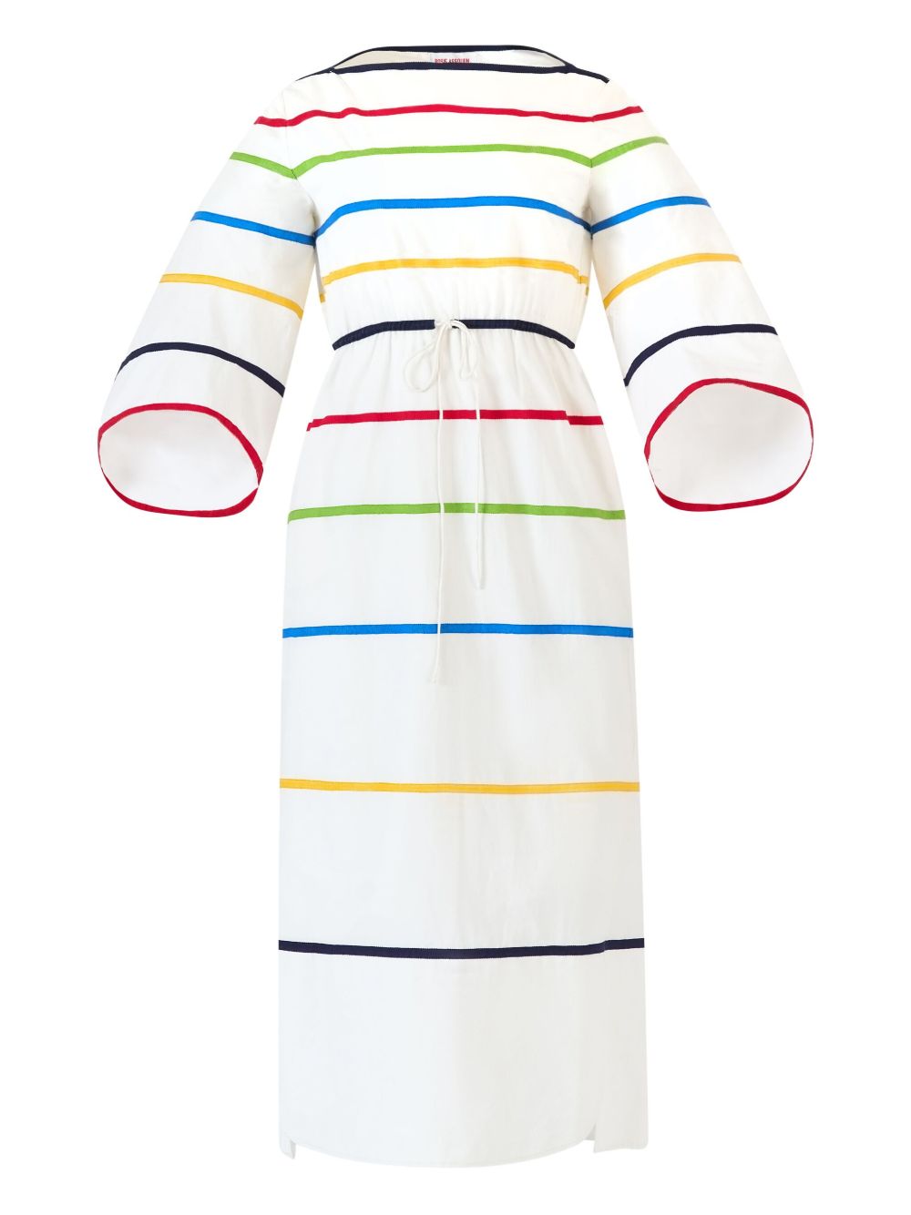 Cotton midi dress - White