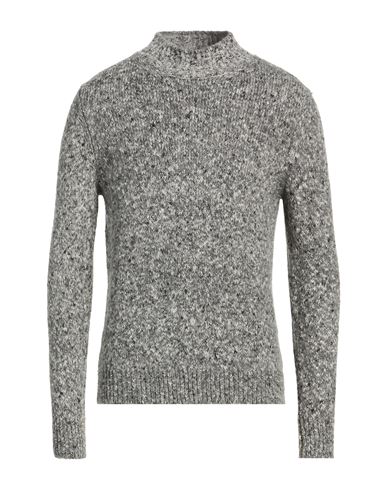 Man Turtleneck Light grey Size 44 Alpaca wool, Polyamide, Cotton, Polyester