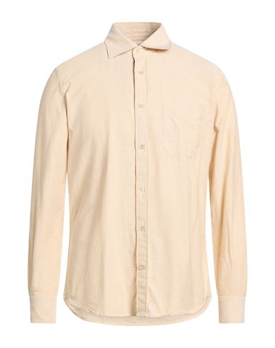 Man Shirt Beige Size 15 ¾ Cotton