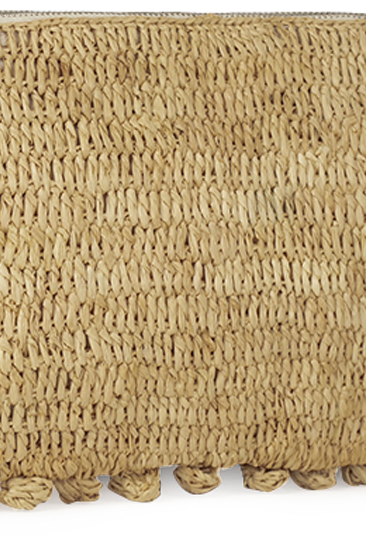 Raffia Flat Pouch