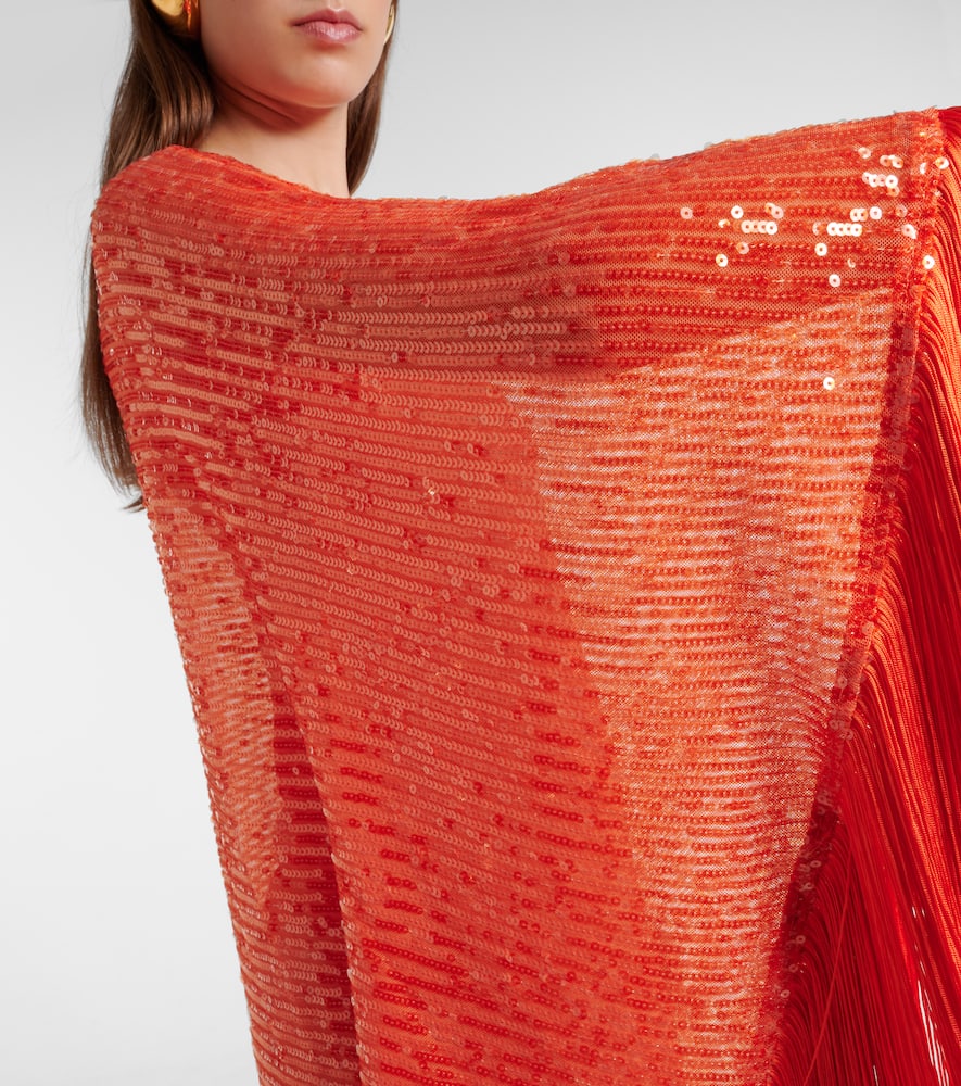 Spritz Disco sequined maxi dress