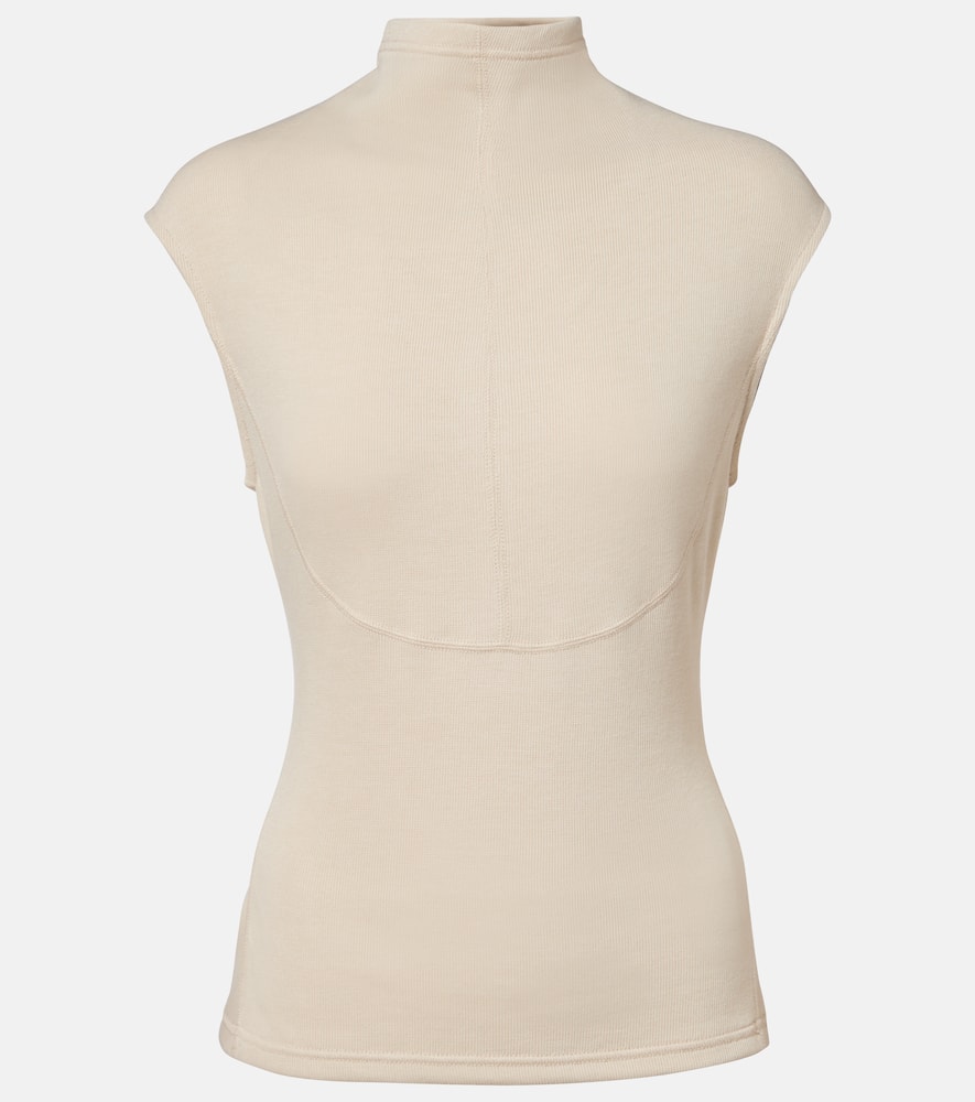 Zana ribbed-knit top