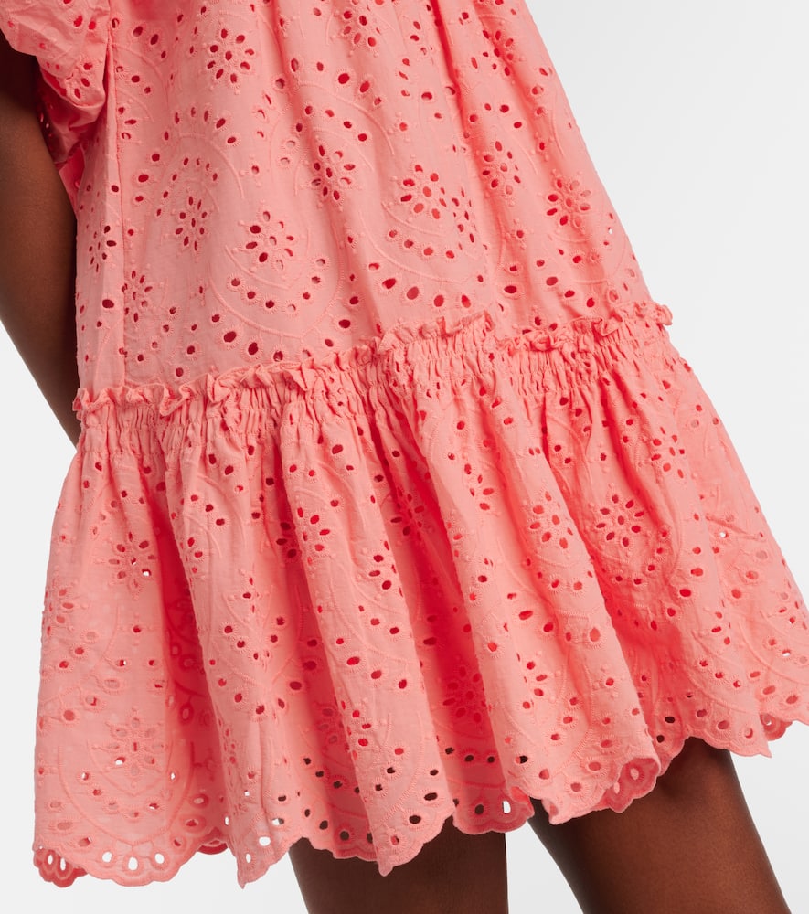 Cruz broderie anglaise cotton minidress