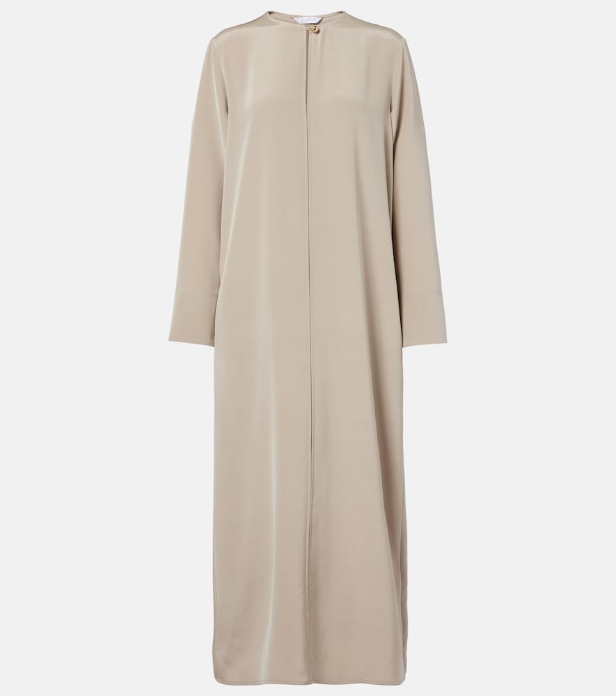 Unghia silk-blend midi dress