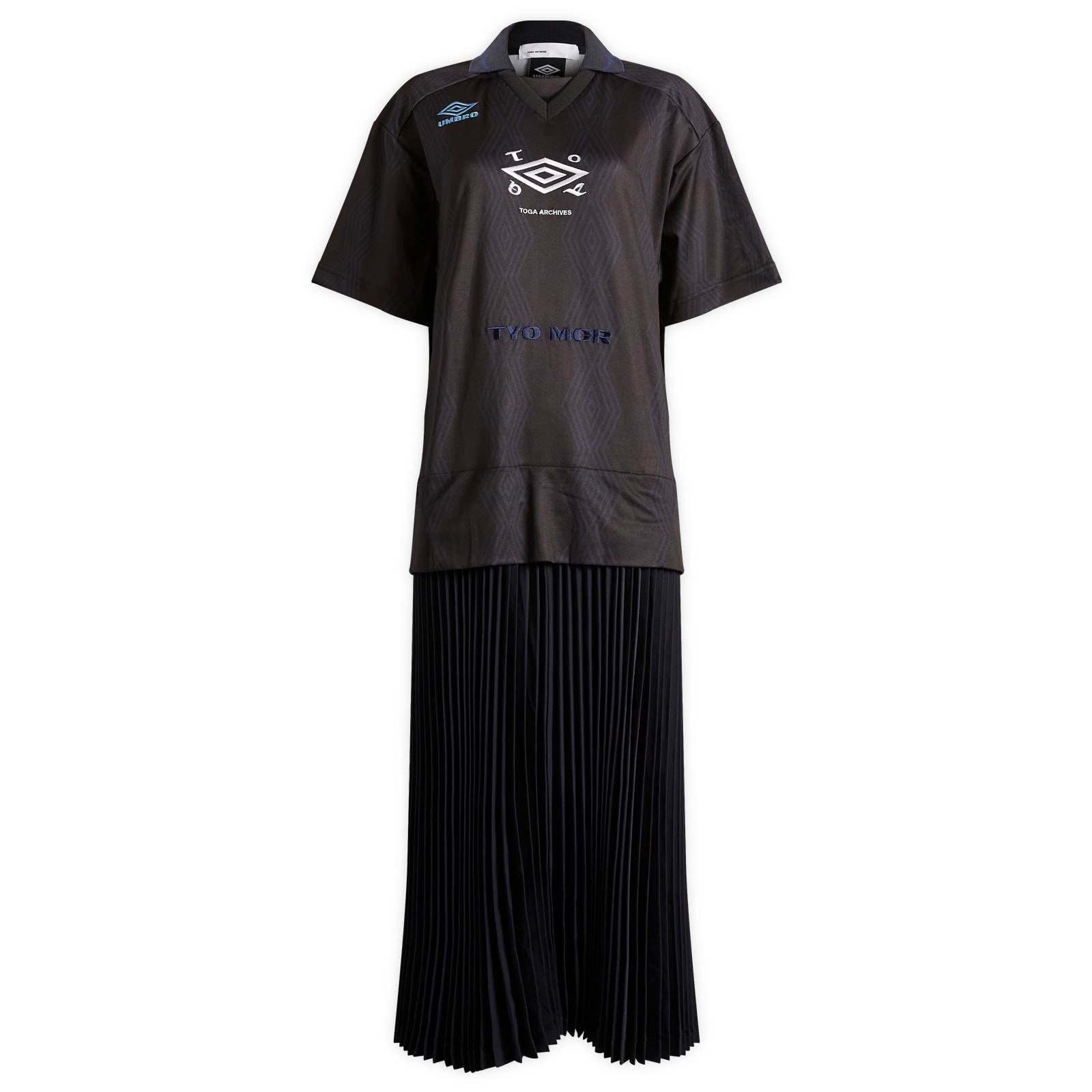 Women's TOGA x Umbro Game Shirt Dress in Black