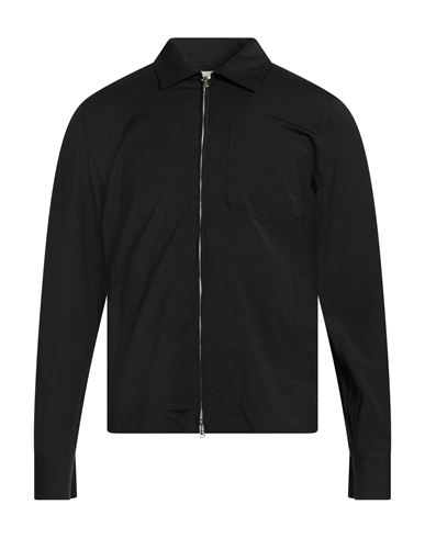 Man Jacket Black Size 36 Polyester, Wool, Elastane