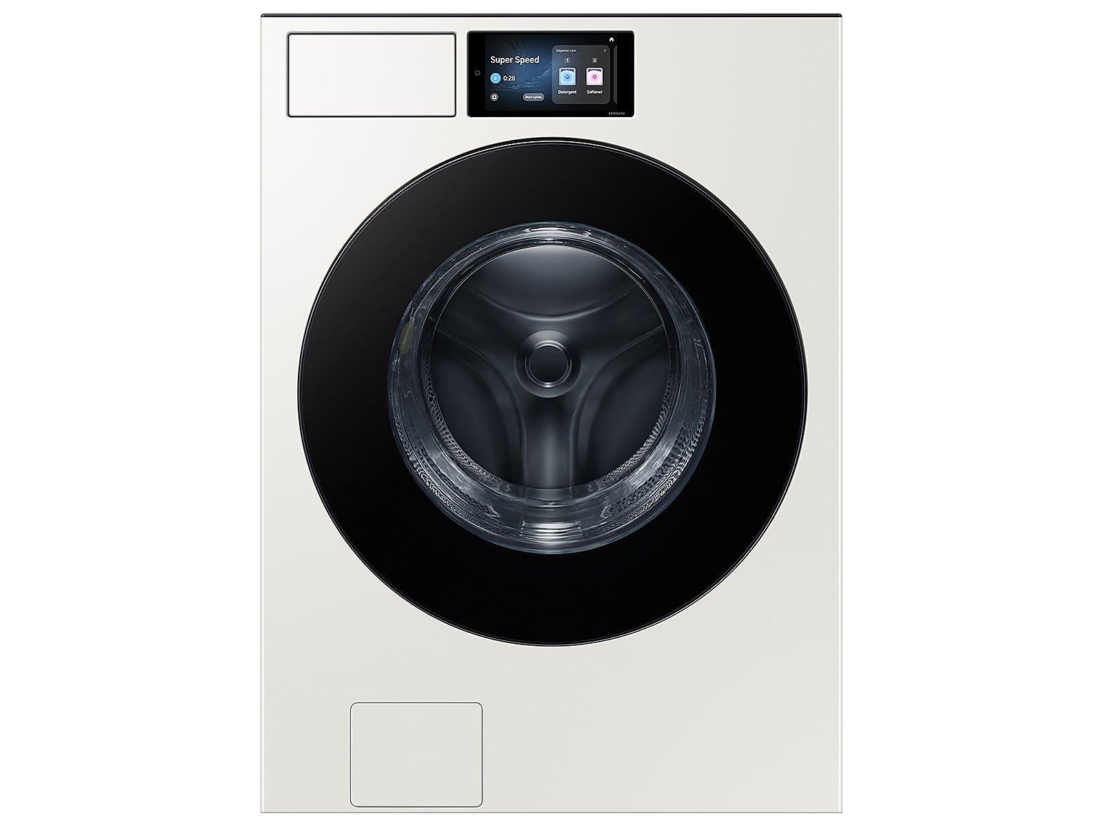 5.3 cu. ft. Bespoke AI Ultra Capacity Front Load Washer with AI Home and AI OptiWash+ in Ivory(WF90F53ADYA5)
