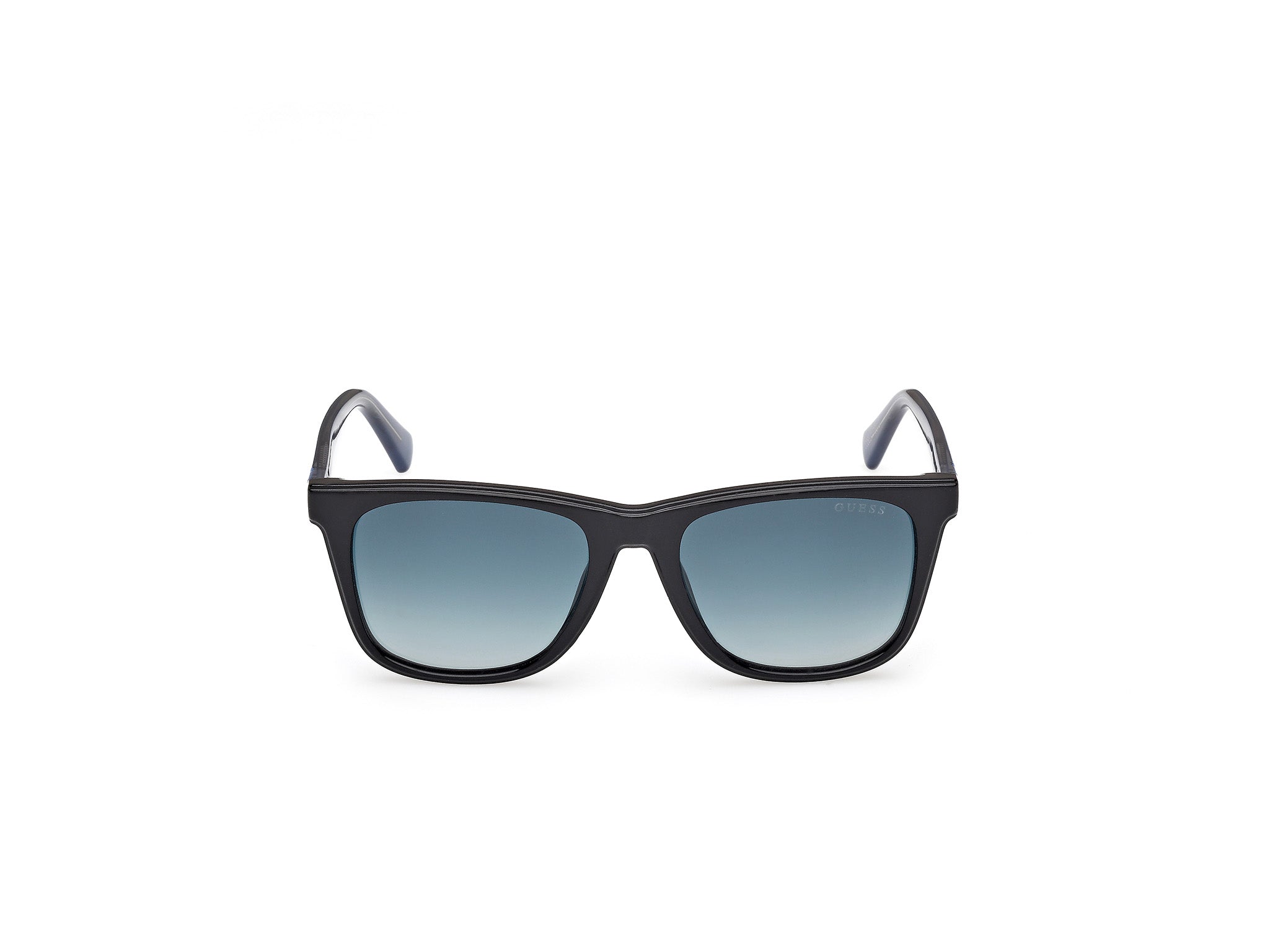 Guess Unisex Guess GU00227 01W Gafas de sol Inyectado Negro Azul Cuadrada Norma