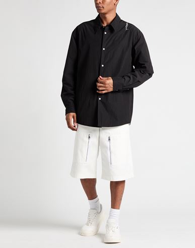 Man Jacket Black Size 38 Polyester, Polyamide, Cotton