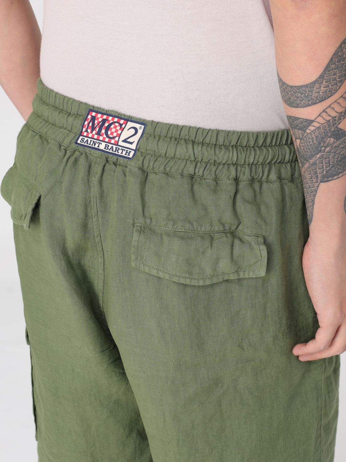 Short MC2 SAINT BARTH Men color Military