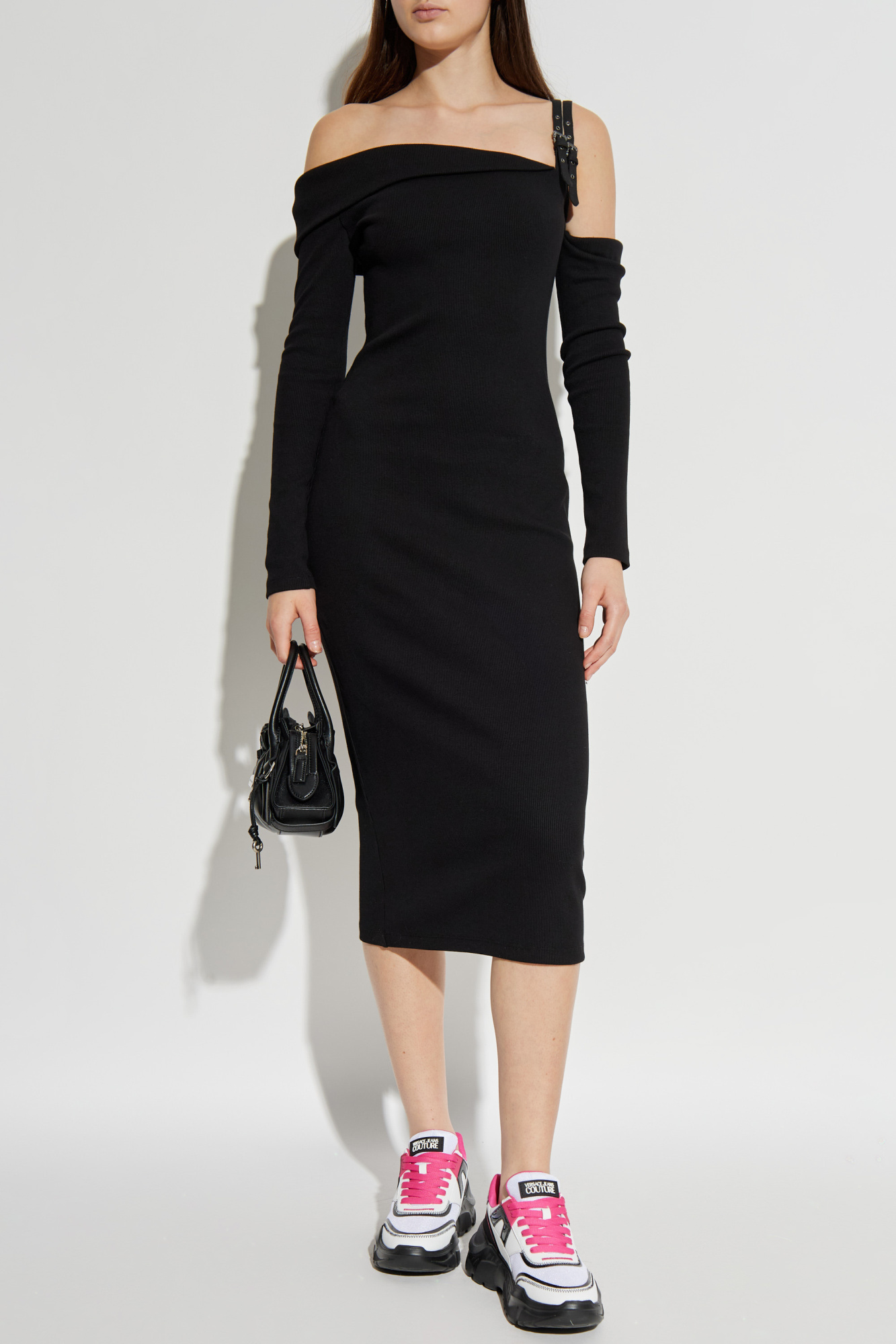 Off-shoulder Dress, Women's, Black