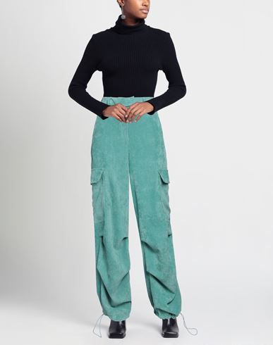 Woman Pants Turquoise Size 4 Polyester, Polyamide, Elastane