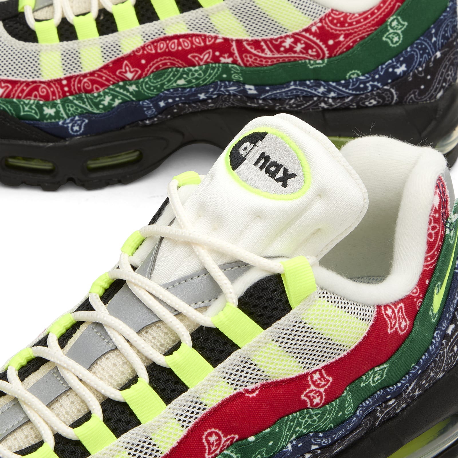 Air Max 95 Big Bubble Sneakers Volt / University Red