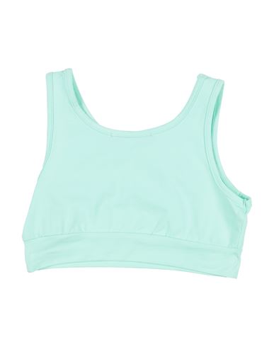 Kids Kid Girl Top Turquoise Size 10 Cotton, Elastane
